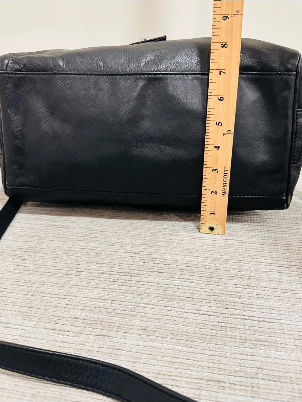VTG Marc by Marc Jacobs Nobody’s Home Black Leather Satchel Bag Top Handle
